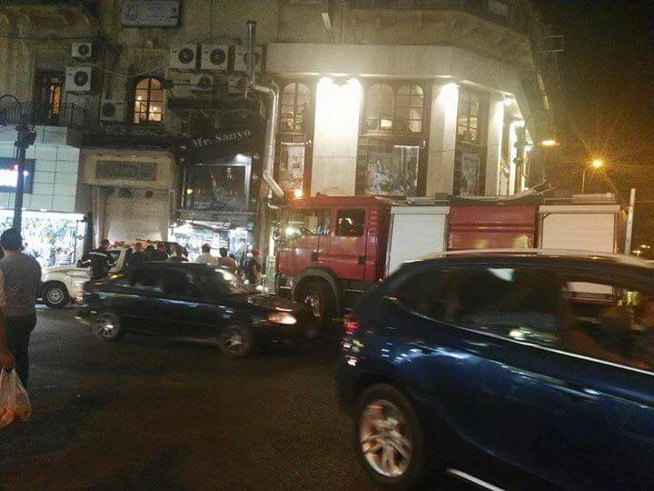 حريق نشب بأحد المطاعم وسط الإسكندرية (3)