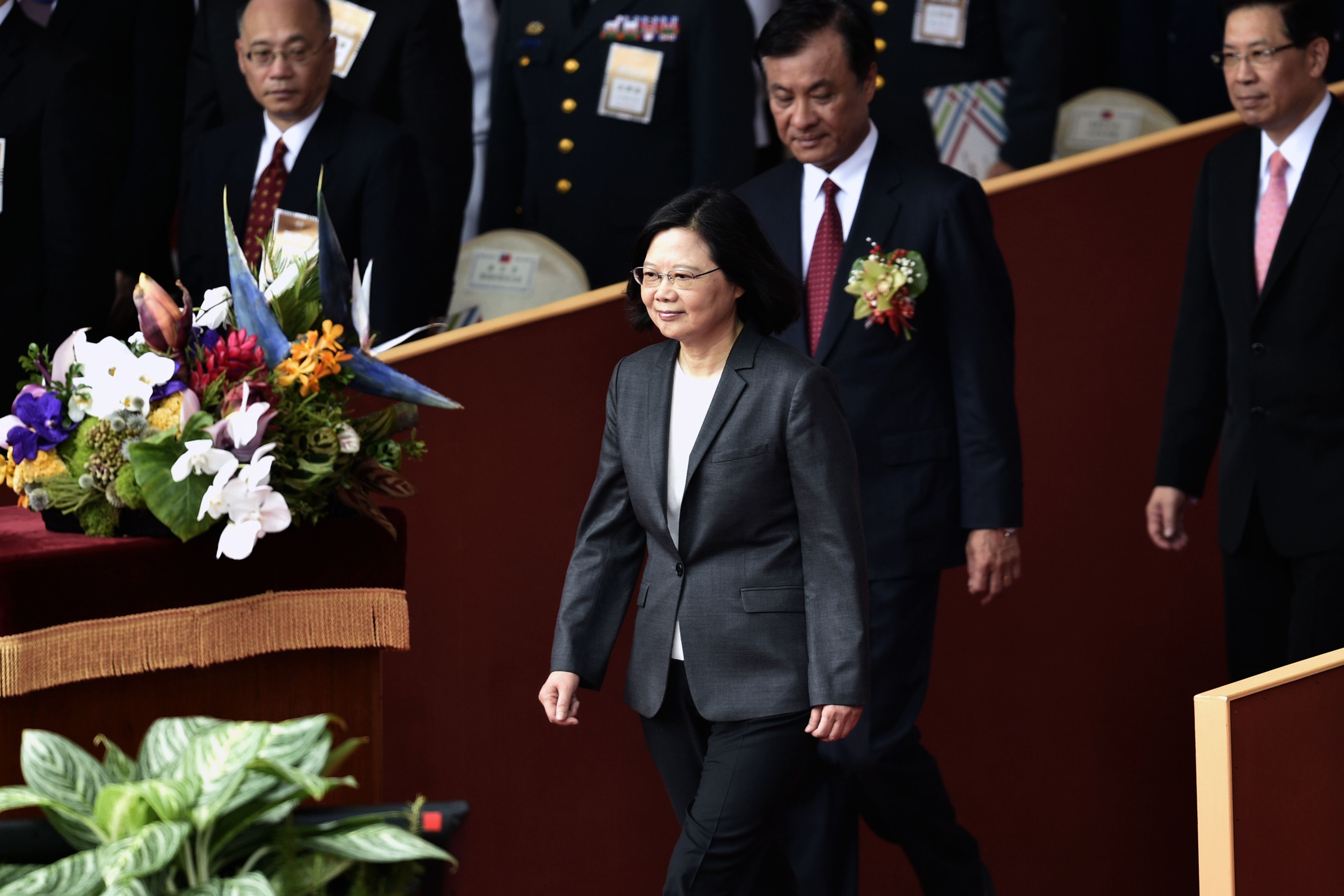 وصول رئيسة تايوان