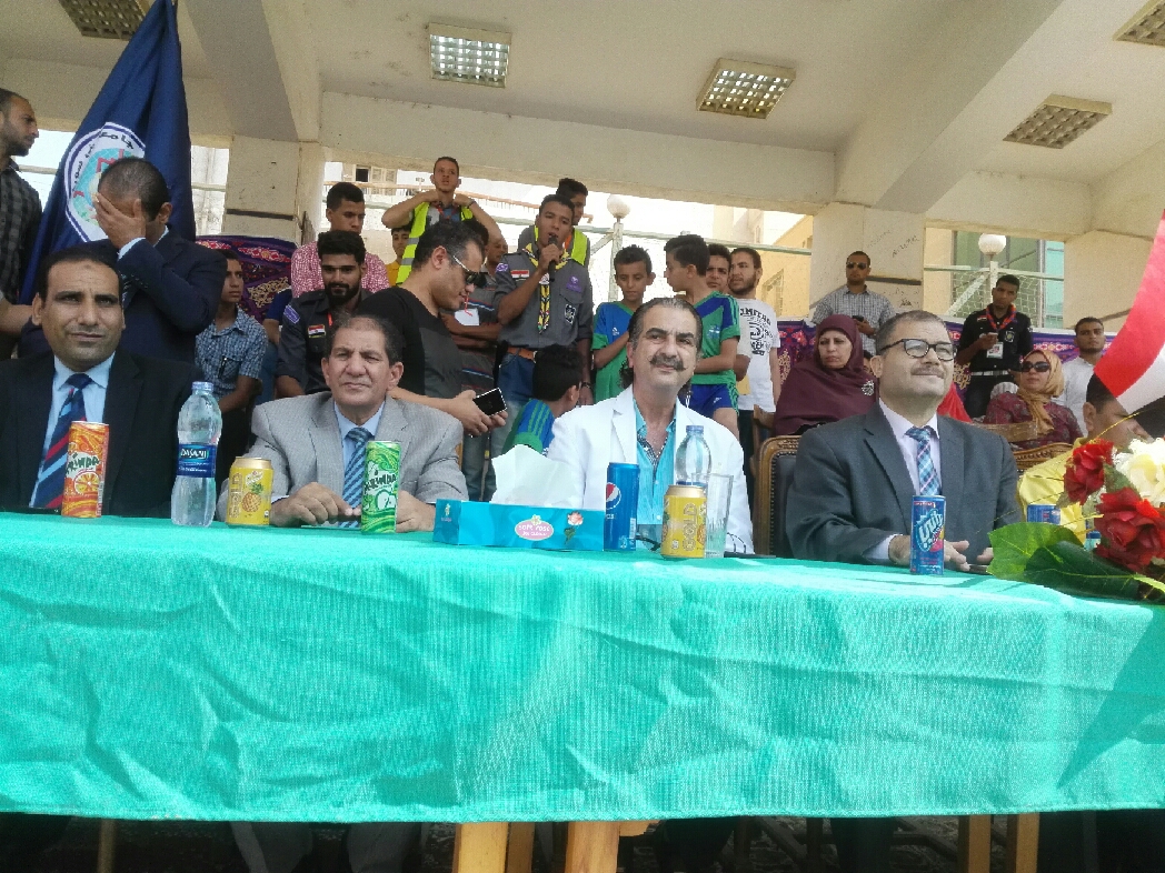 3-عصام شلتوت اثناء حضوره احتفالية جامعة بنى سويف