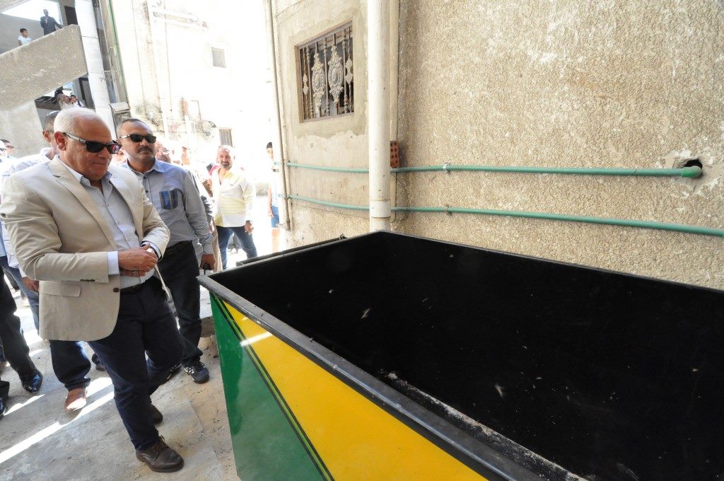 محافظ بورسعيد يتفقد منظومة النظافة الجديدة