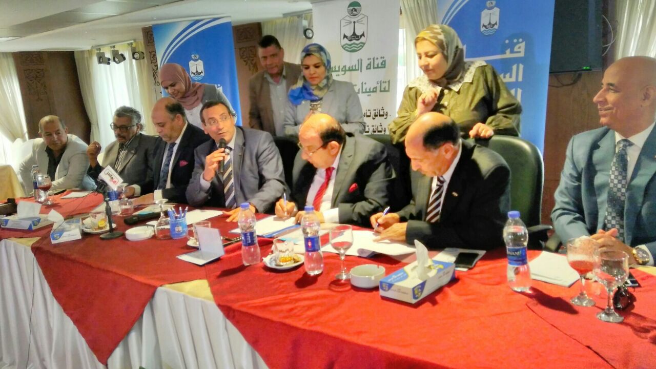 بروتوكول تعاون بين اتحاد المصريين بالخارج وقناة السويس للتامين (5)