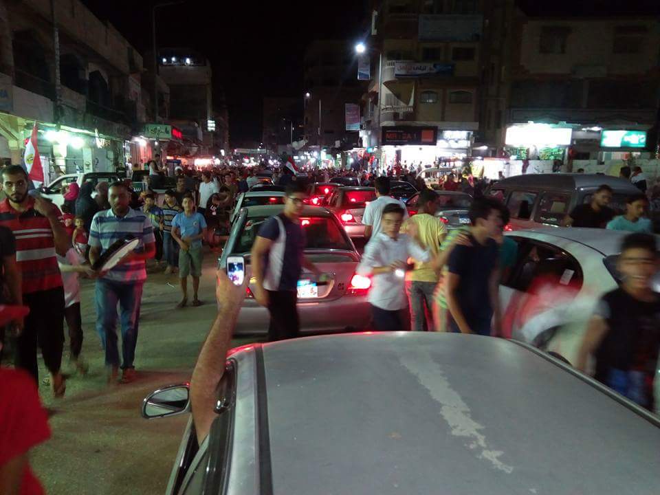 أهالي سيناء يحتفلون في الشوارع (3)