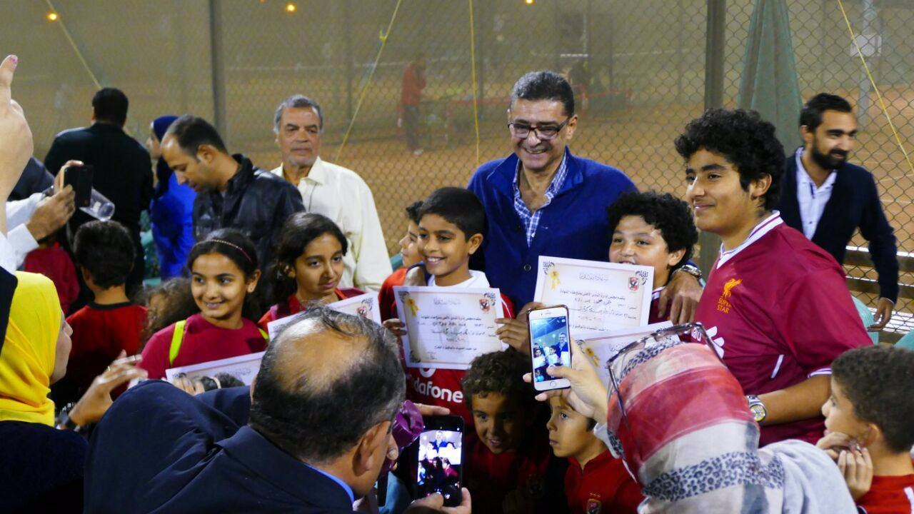 محمود طاهر مع أكاديمية كرة السلة بالاهلى