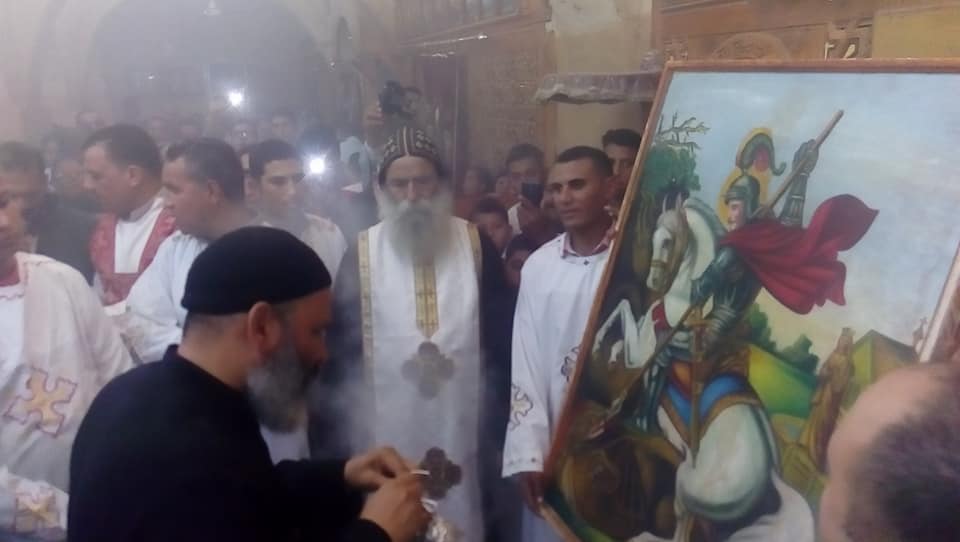 صلوات وتسبحة وكورالات بمشاركة الأنبا بيمن أسقف نقادة وقوص بدير مارجرجس بالرزيقات (3)