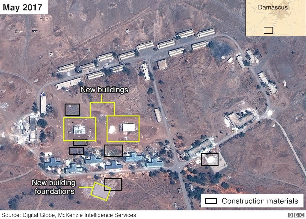 صور القاعدة العسكرية الإيرانية من الأقمار الصناعية فى شهر مايو