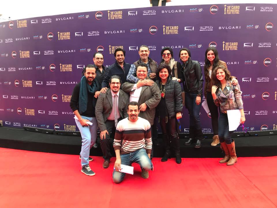 فريق عمل حفل افتتاح مهرجان القاهرة السينمائى
