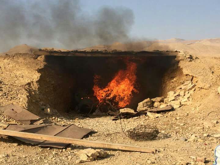 مقتل تكفيريين وتدمير 6 دراجات نارية في وسط سيناء