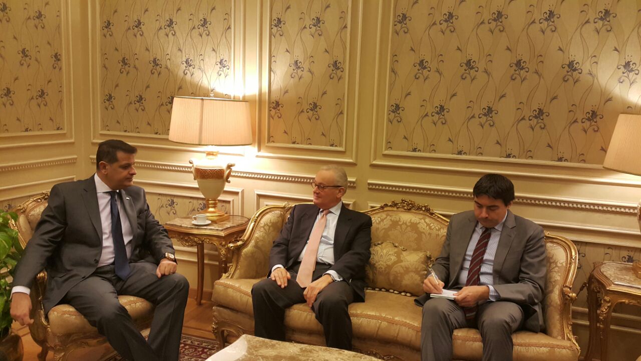 رئيس خارجية البرلمان يلتقى بسفير إيطاليا بالقاهرة (3)