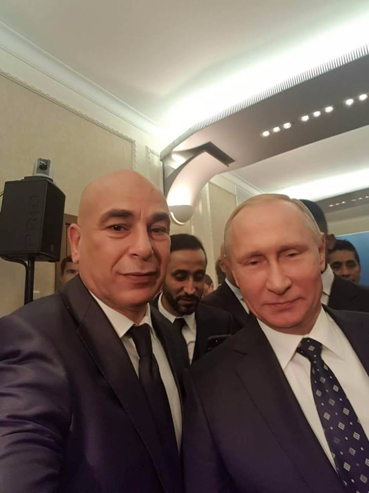 حسام حسن مع بوتين