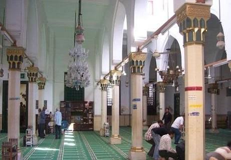مسجد النبى دانيال من الداخل