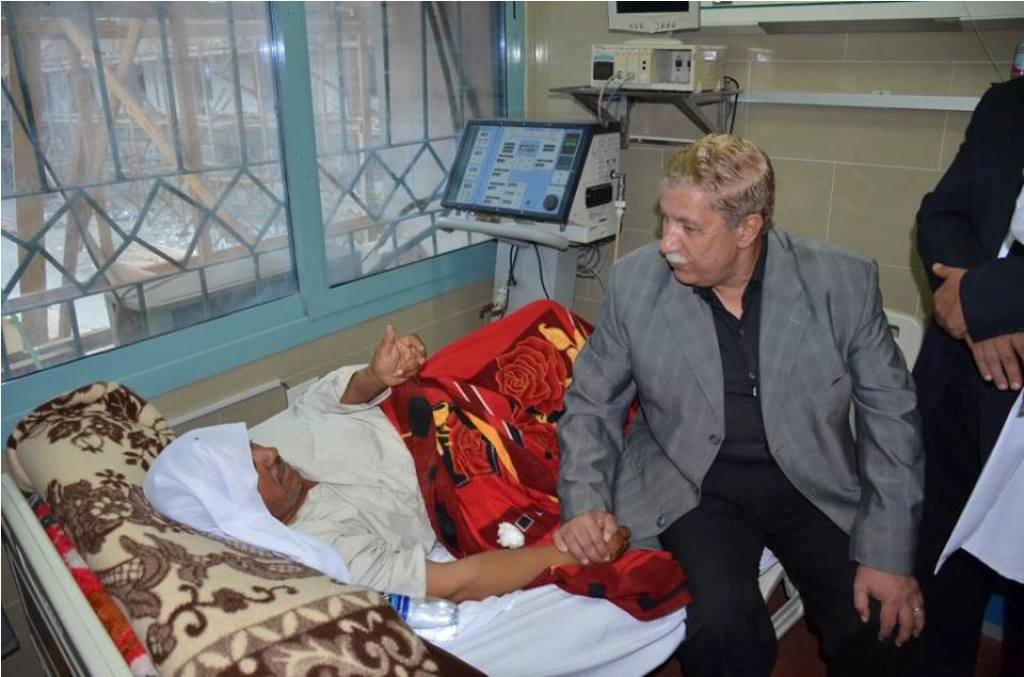 متابعة مصابين حادث الروضة الارهابى بمستشفيات الاسماعيلية (2)