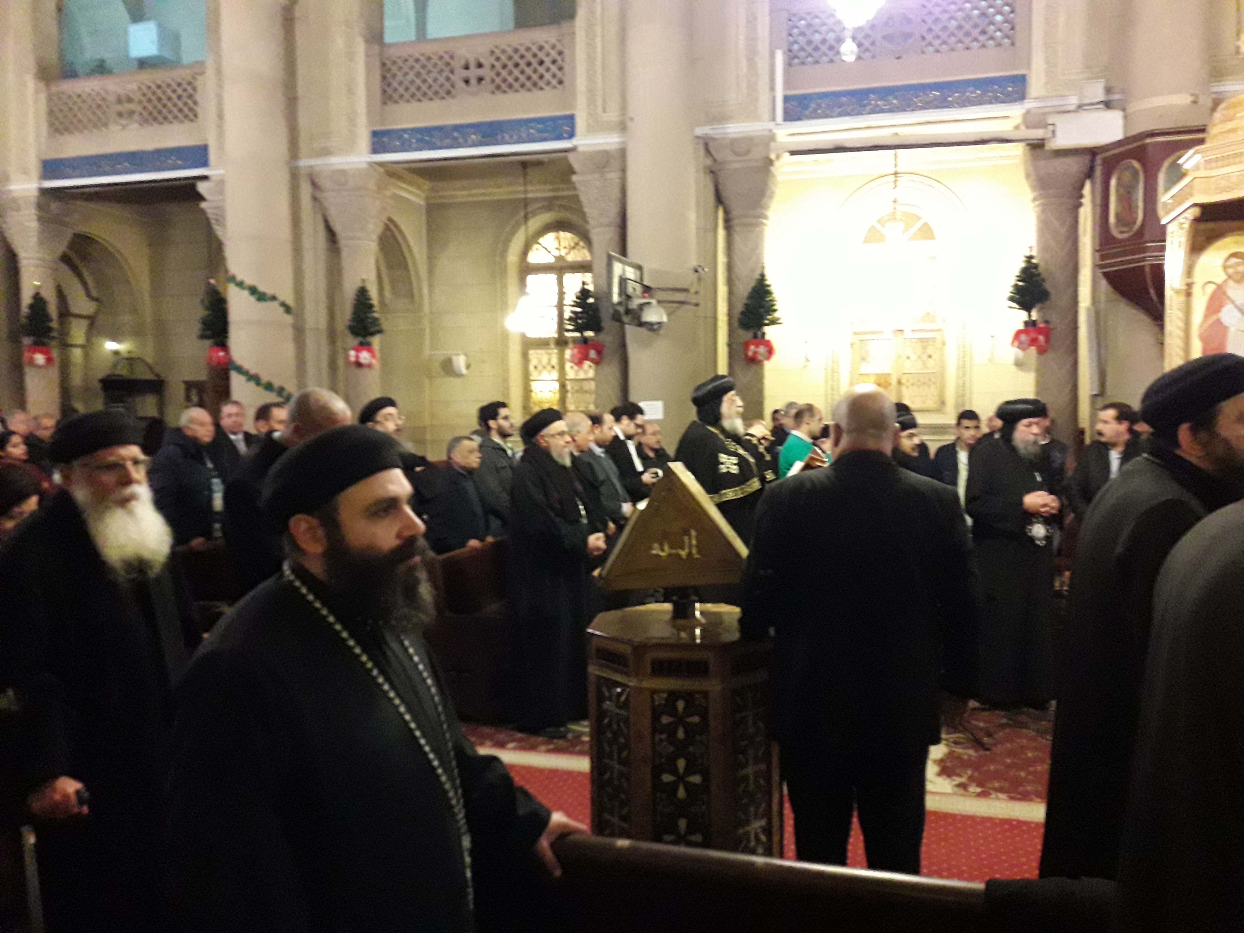 صلاة قداس رأس السنة الميلادية بالكاتدرائية المرقسية بالإسكندرية (2)