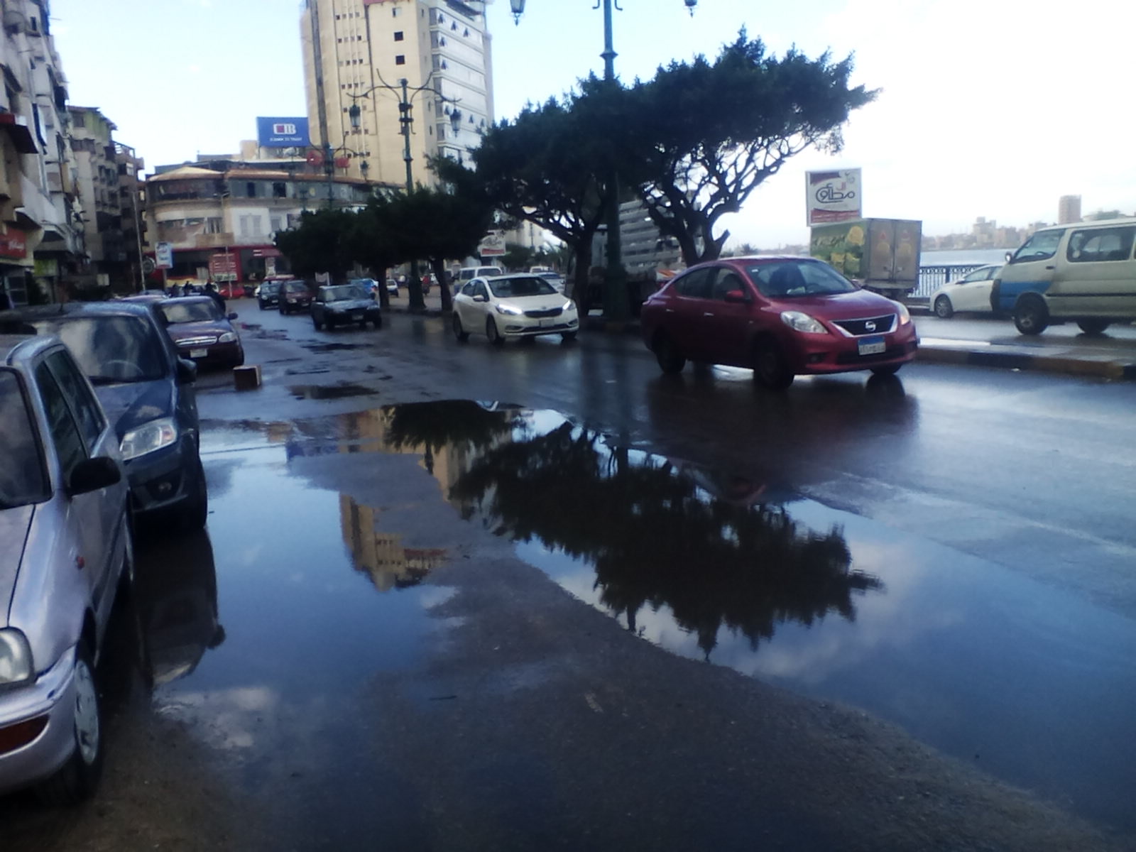 سقوط أمطار غزيرة على مدن دمياط (4)