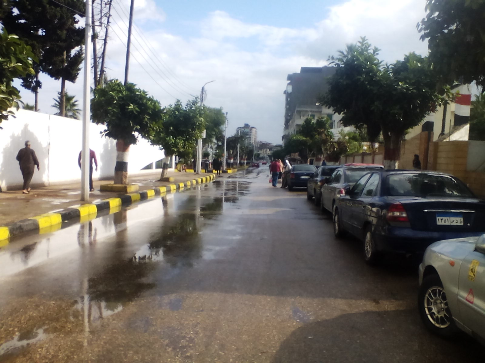 سقوط أمطار غزيرة على مدن دمياط (6)