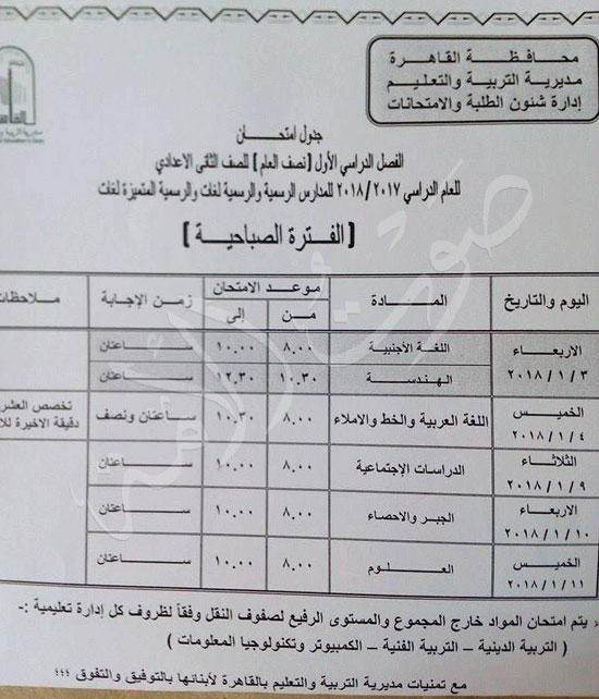 محافظة القاهرة امتحانات (9)