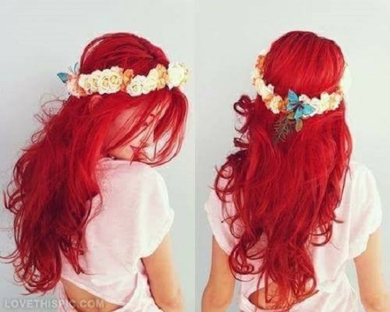 الشعر الأحمر  (2)