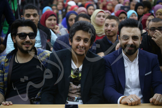تكريم عمرو مصطفي في ندوة جامعة عين شمس (21)