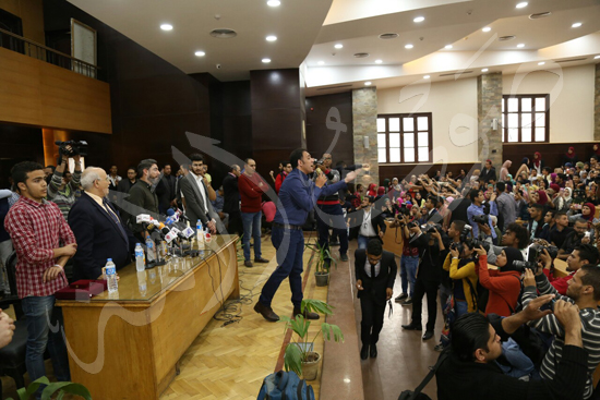 تكريم عمرو مصطفي في ندوة جامعة عين شمس (10)