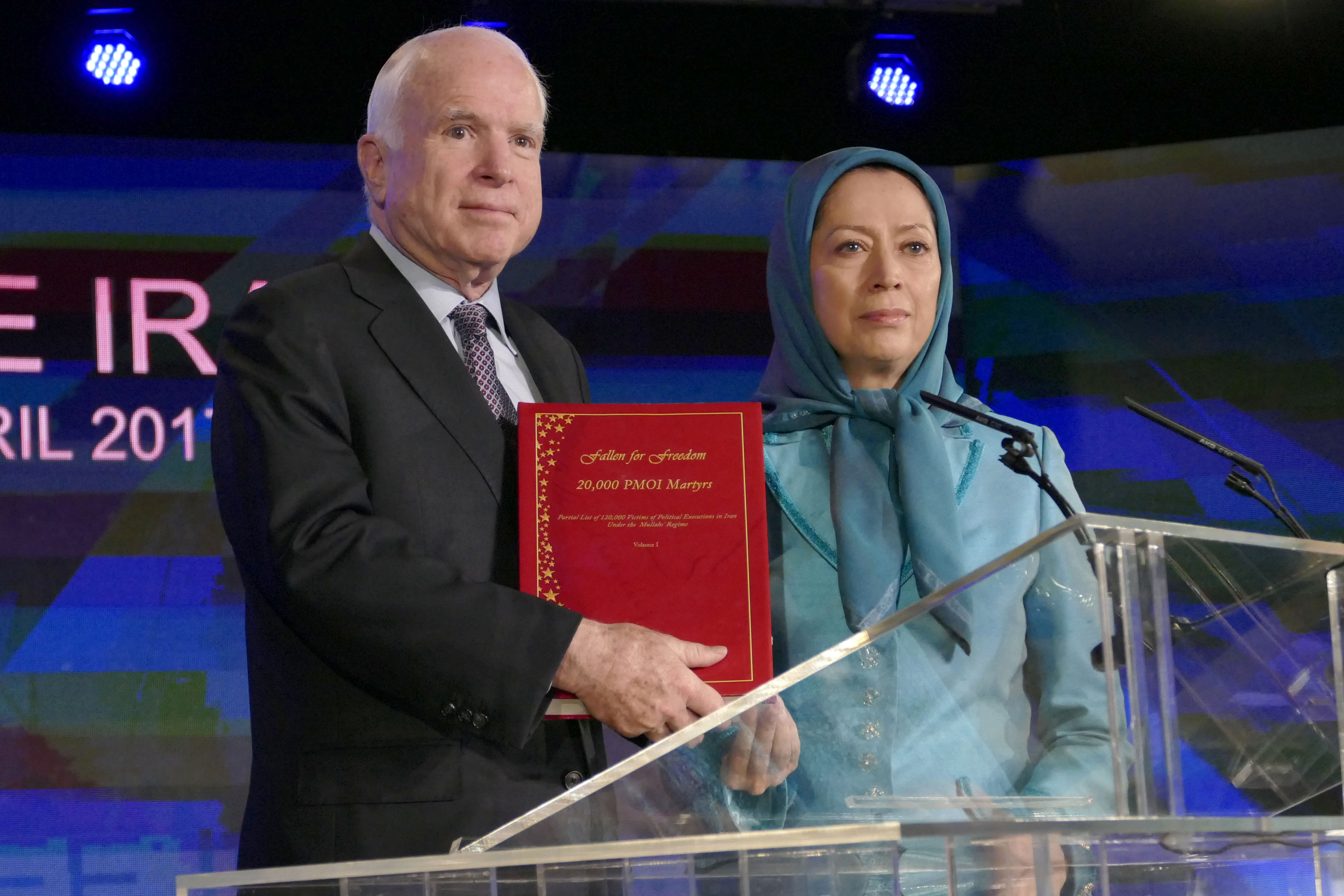 Sen McCain meets Rajavi-2