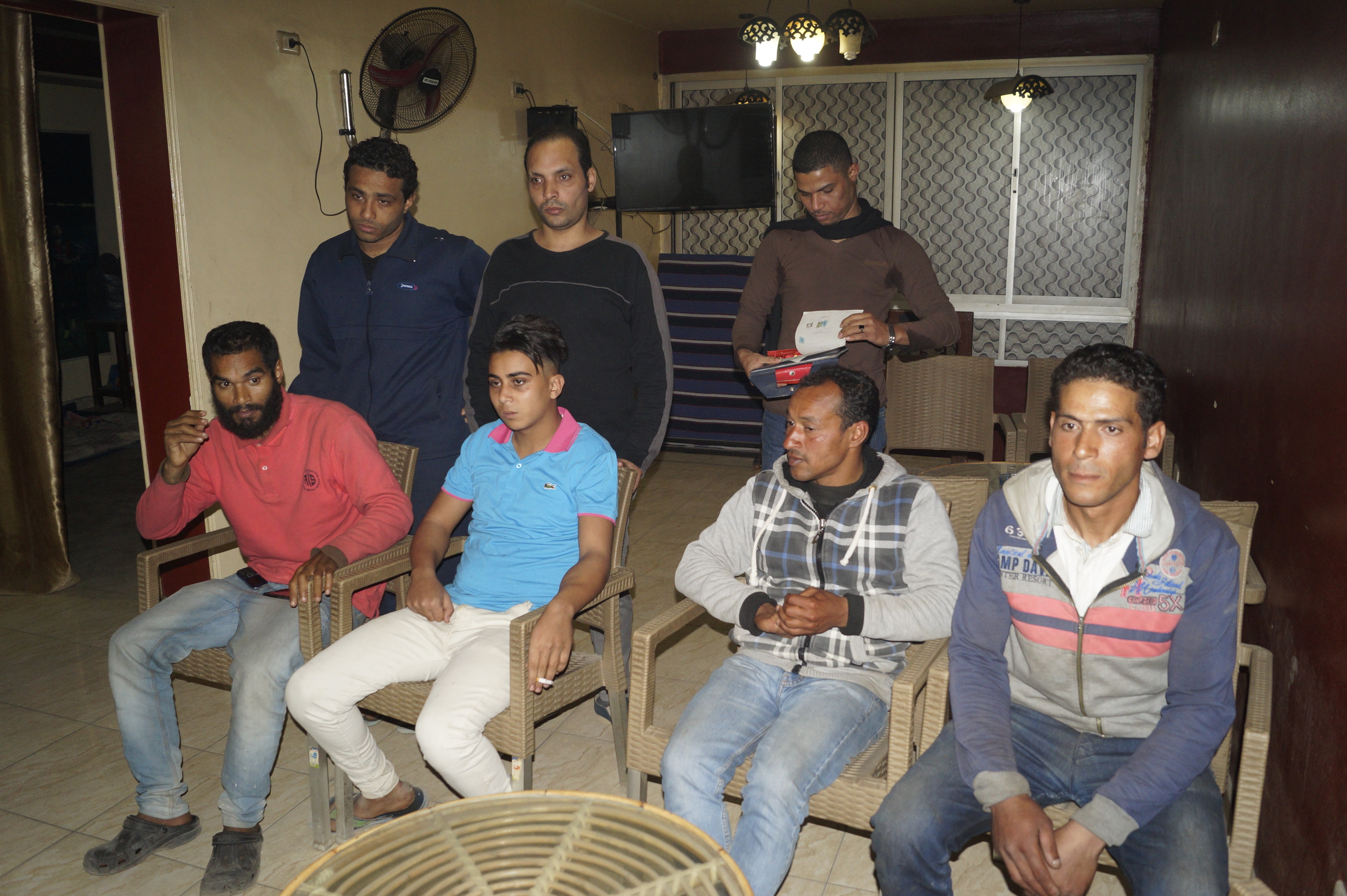 مجموعة من أيتام الدار