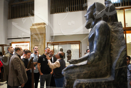 زياره رايان جيجز للمتحف المصري (24)