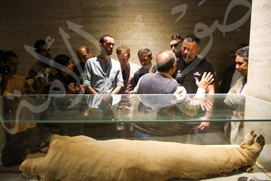 زياره رايان جيجز للمتحف المصري (9)