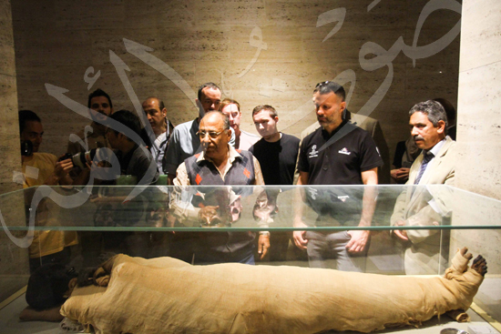 زياره رايان جيجز للمتحف المصري (10)