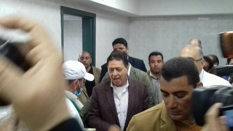 وزير الصحة يتفقد مستشفى النساء والولادة ببورسعيد (3)