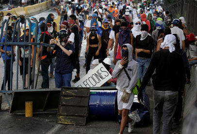 المظاهرات في فنزويلا
