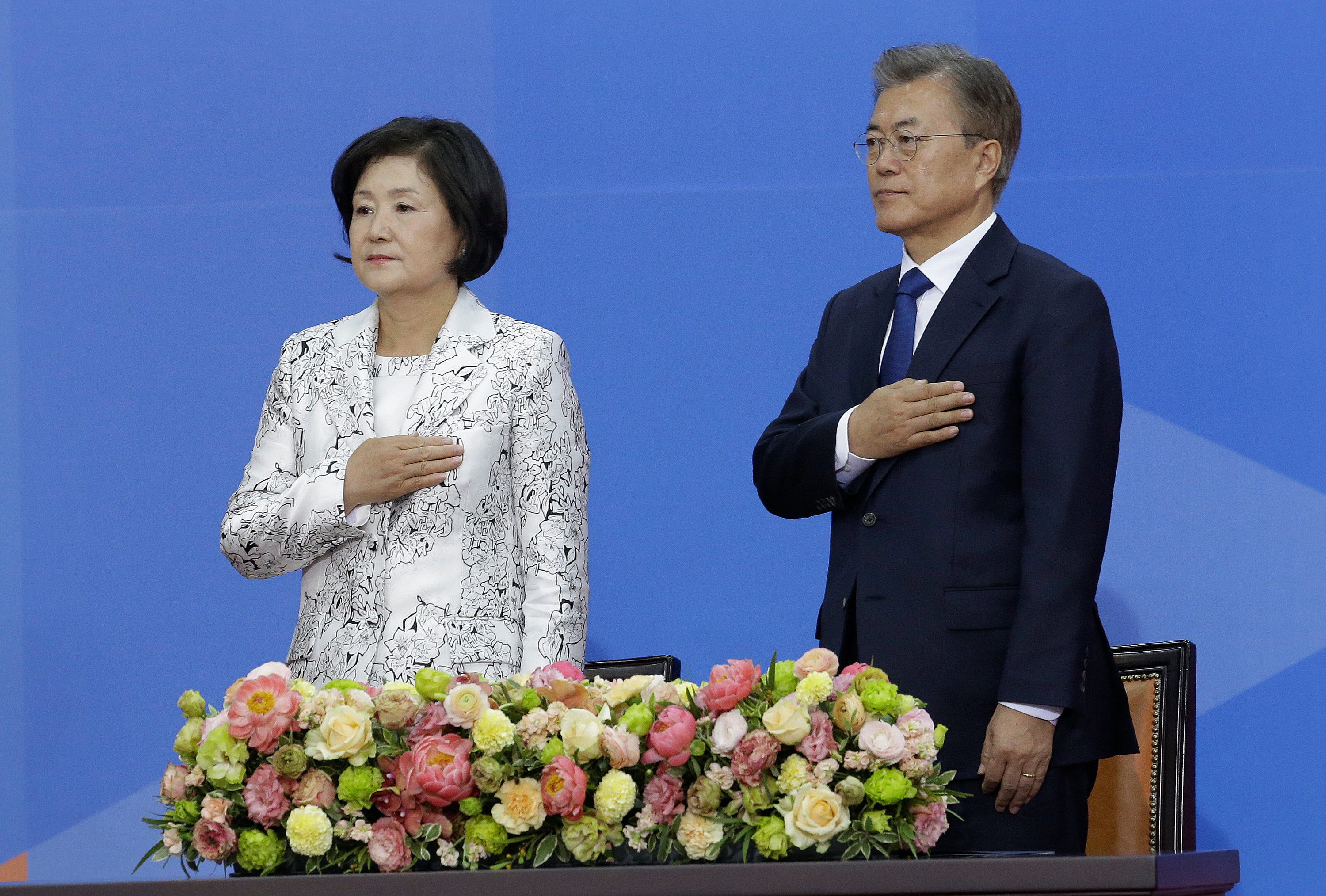مراسم تنصيب رئيس كوريا الجنوبية الجديد