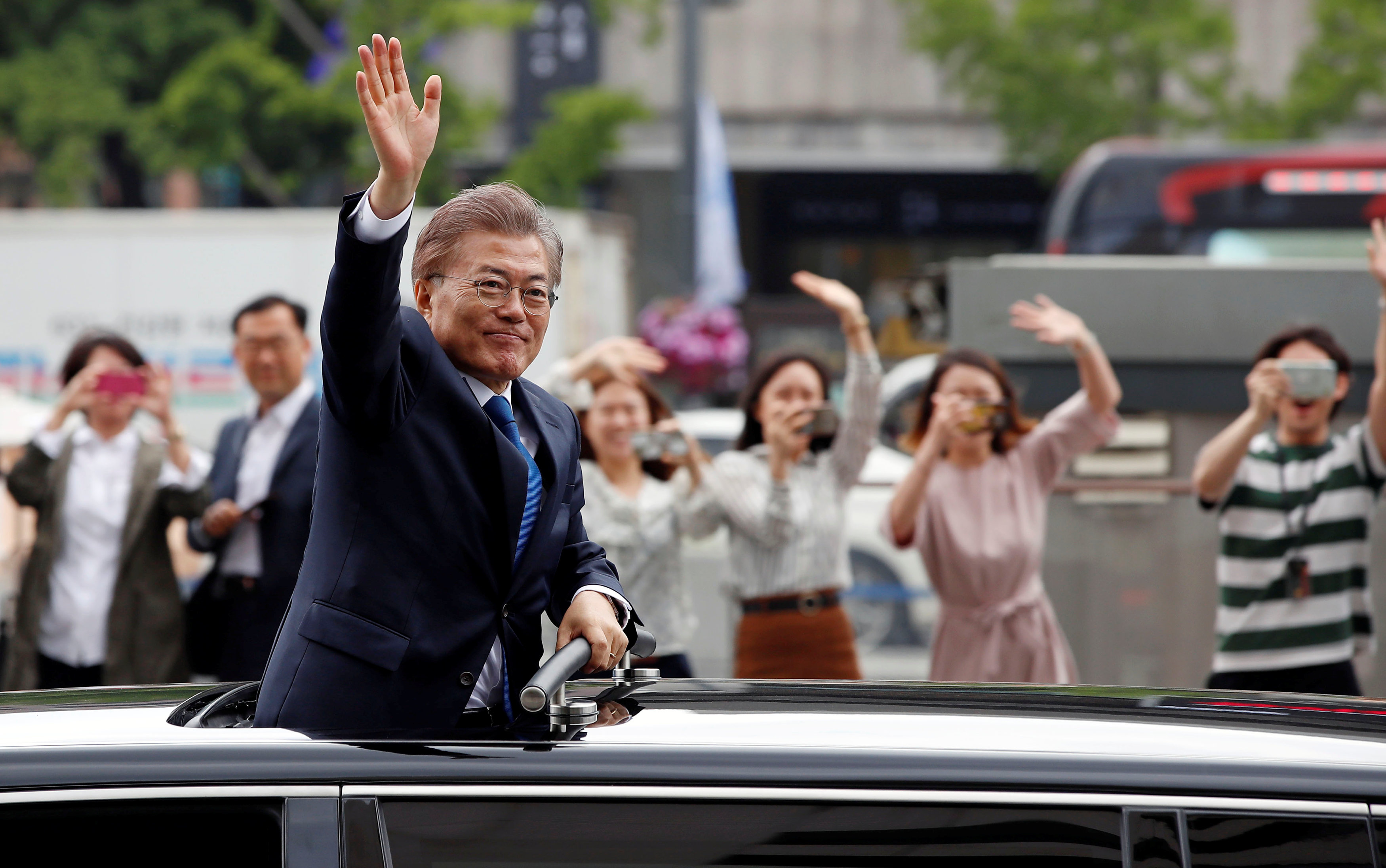رئيس كوريا الجنوبية يحيى جمهوره
