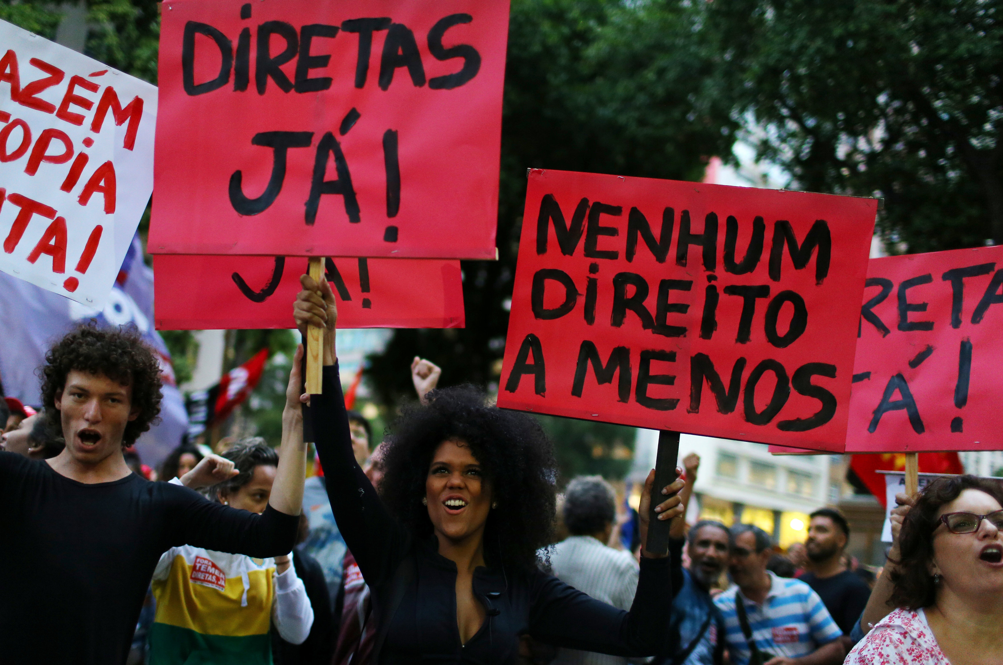 جانب من الظاهرات فى البرازيل