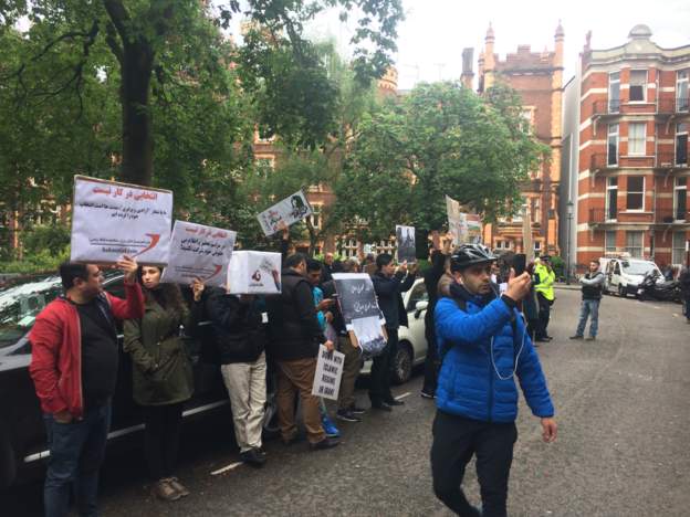 معارضون ايرانيون في لندن