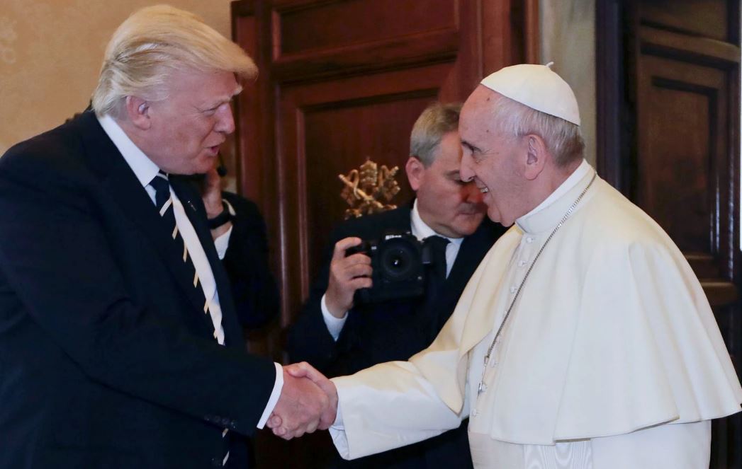 ترامب وبابا الفاتيكان