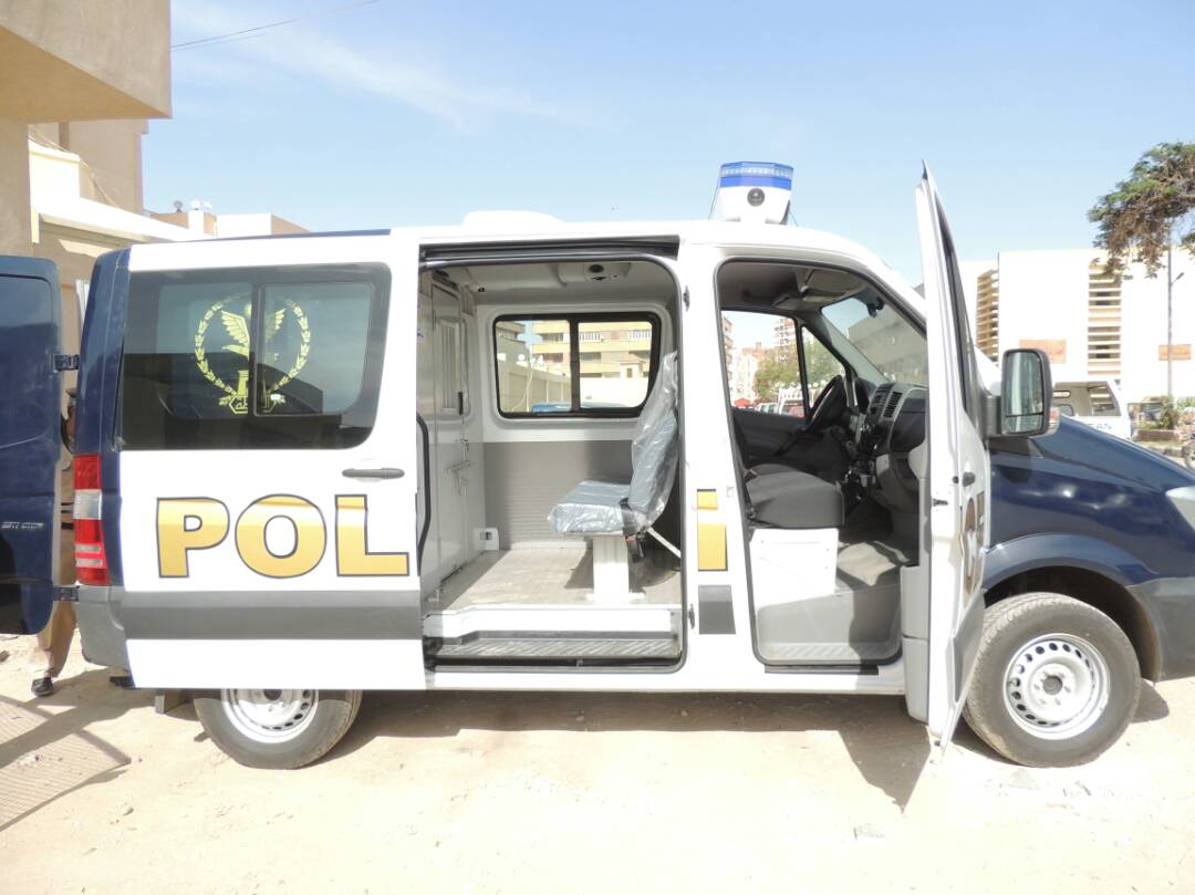 السيارة الجديدة التى تسلمتها مديرية أمن سوهاج