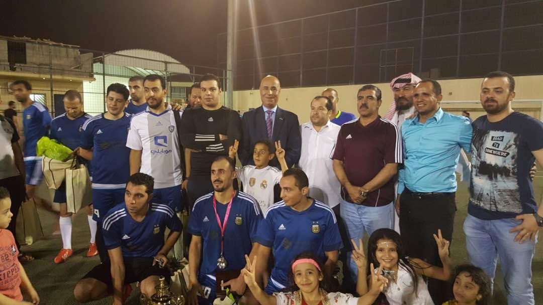 ختام بطولة كرة القدم لأبناء الجالية المصرية في السعودية (3)