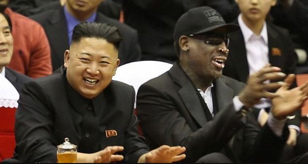 زعيم كوريا الشمالية ولاعب كرة السلة