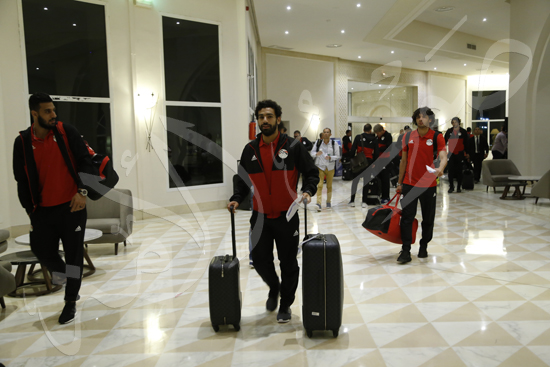 وصول منتخب مصر تونس (42)