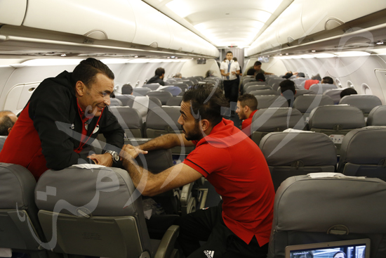 وصول منتخب مصر تونس (8)