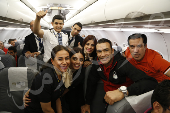 وصول منتخب مصر تونس (26)