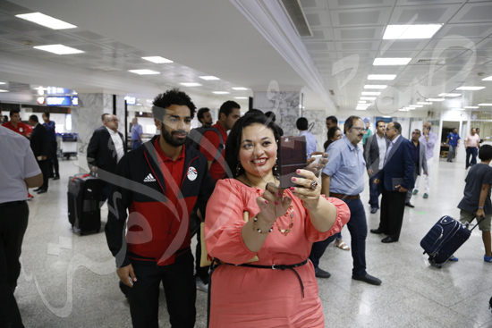 وصول منتخب مصر تونس (37)