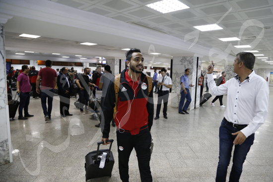وصول منتخب مصر تونس (35)