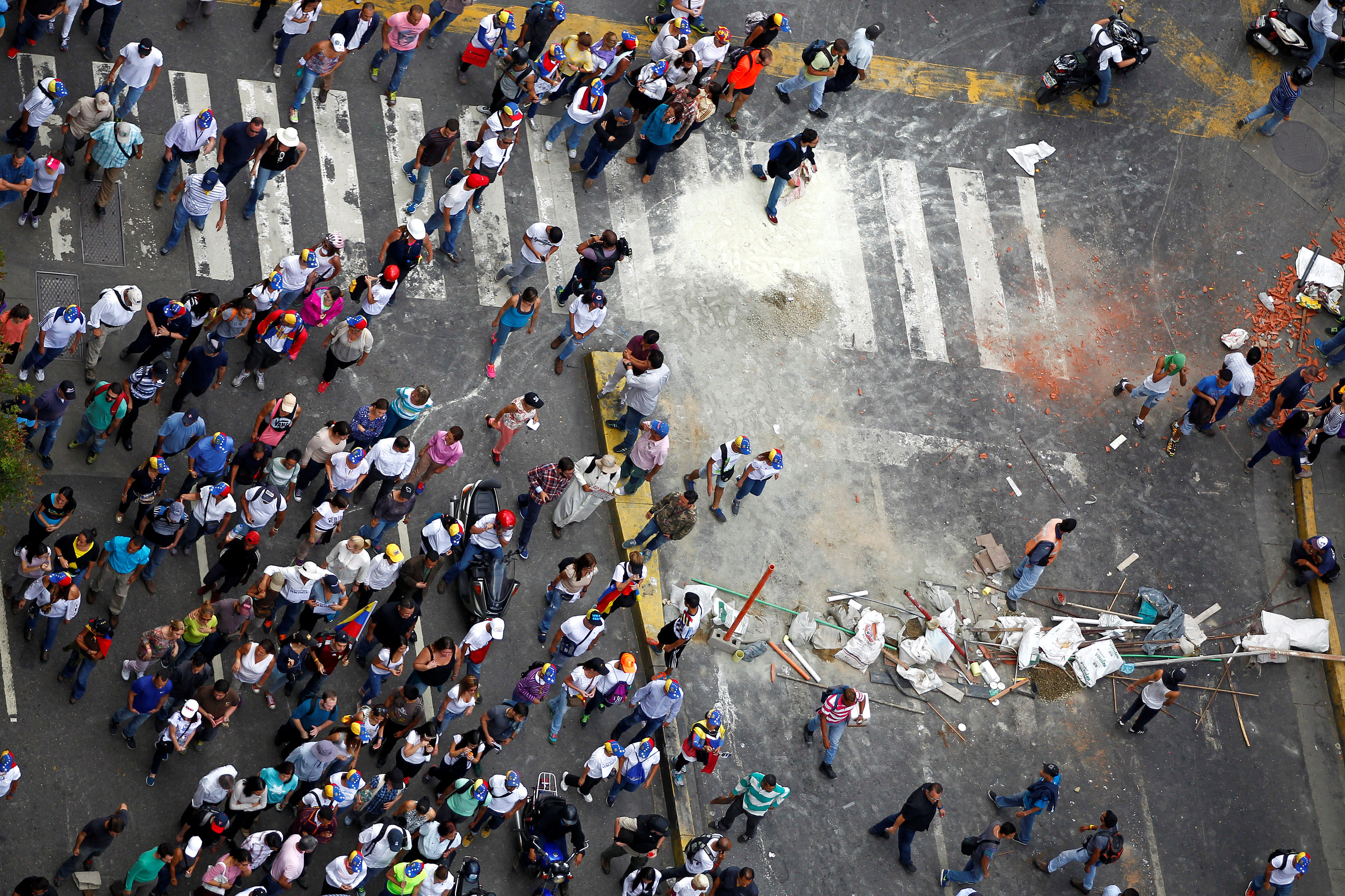 احتجاجات فى فنزويلا