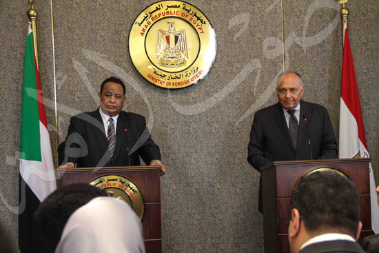 مؤتمر وزيري الخارجية المصري والسوداني (10)
