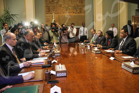 مؤتمر وزيري الخارجية المصري والسوداني (1)