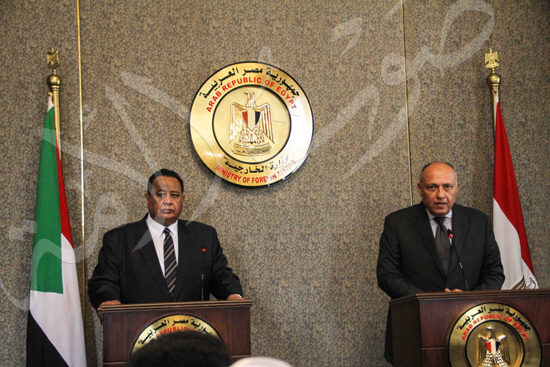 مؤتمر وزيري الخارجية المصري والسوداني (7)