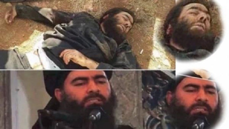 زعيم داعش جثة هامدة2