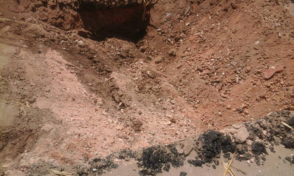 الهبوط الارضى بقرية مونسة باشمون  (7)