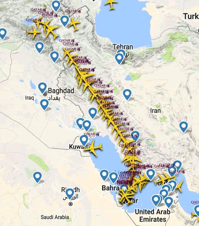 حركة طيران قطر
