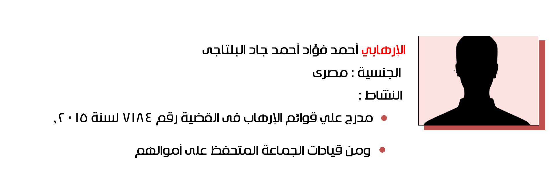 أحمد فؤاد أحمد جاد البلتاجي - مصر